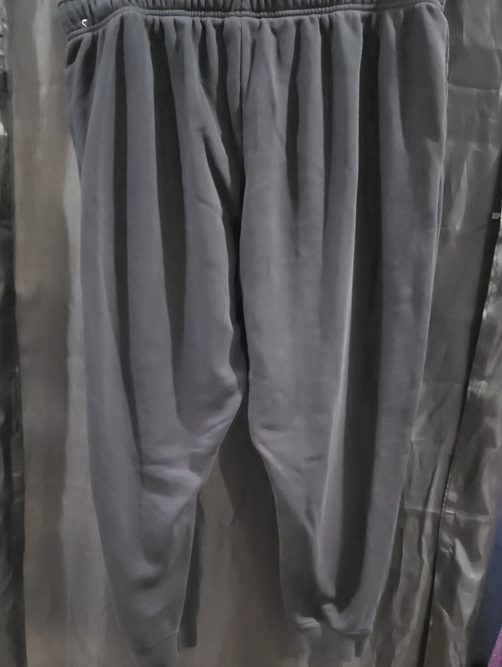 Nike Black Track Joggers with White Swoosh - Picture 5 of 6